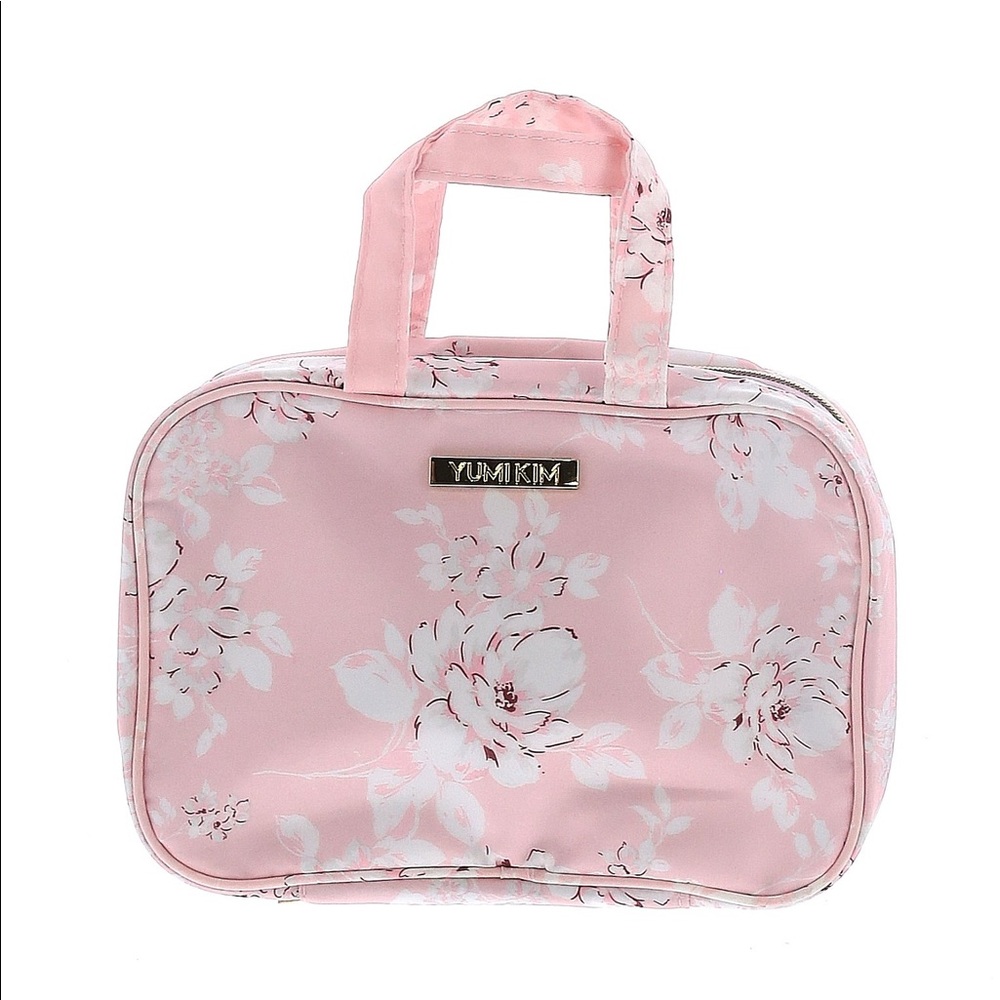 Yumi Kim Light Pink Floral Travelers Toiletry Kit
